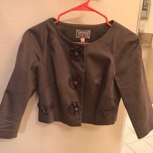 Anthropologie cropped jacket
